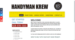 Desktop Screenshot of handymankrew.com